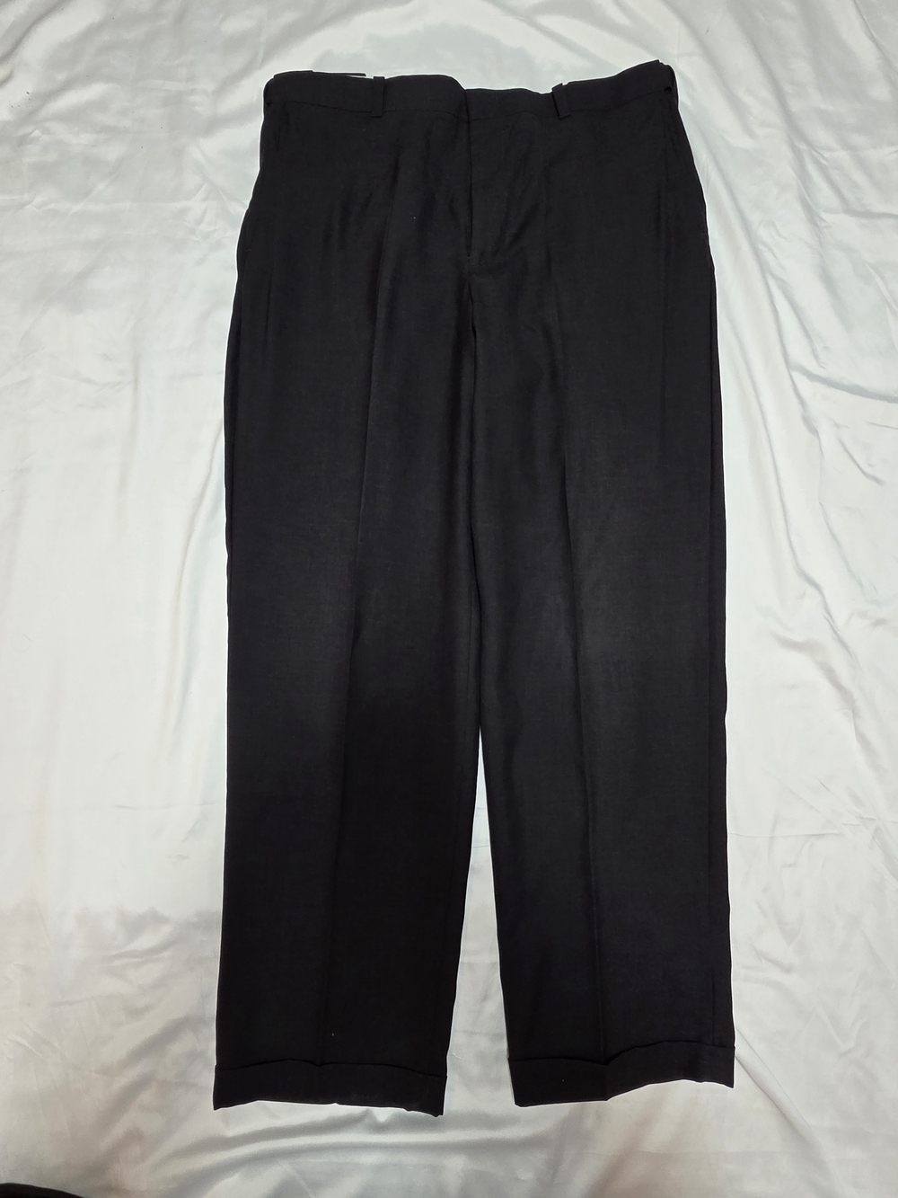L.L.Bean Black and White Striped Shirt with Comfort Waist Label